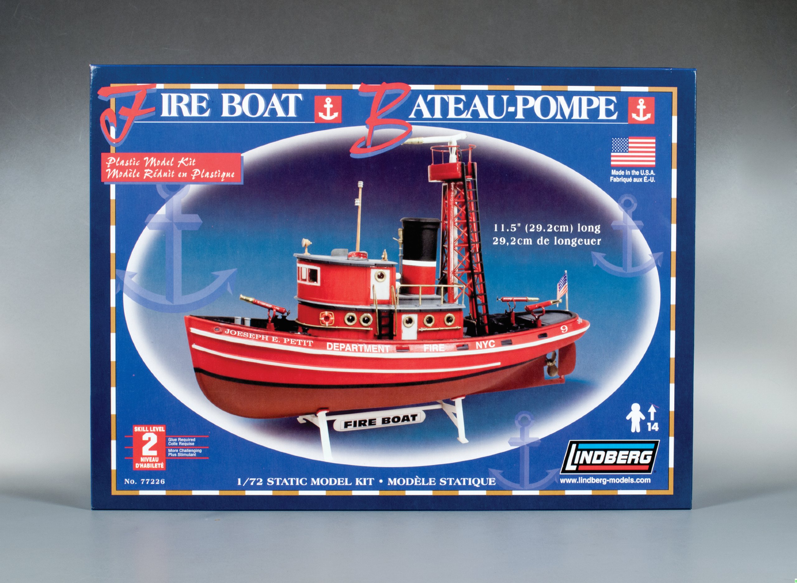 Amazon.com: LINDBERG 77226 1/72 Fire Boat LNDS7226 : Arts, Crafts